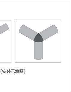 R型材三維角連接件二維圖3 R型材三維角連接件二維圖3